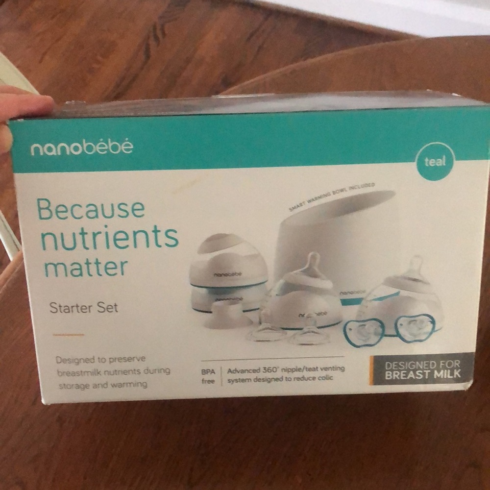 Nanobebe Baby Bottle Starter kit (pacifiers not included)